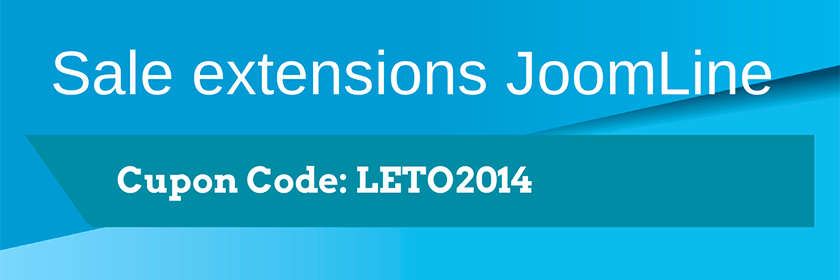 Скидки от Joomline - лето 2014