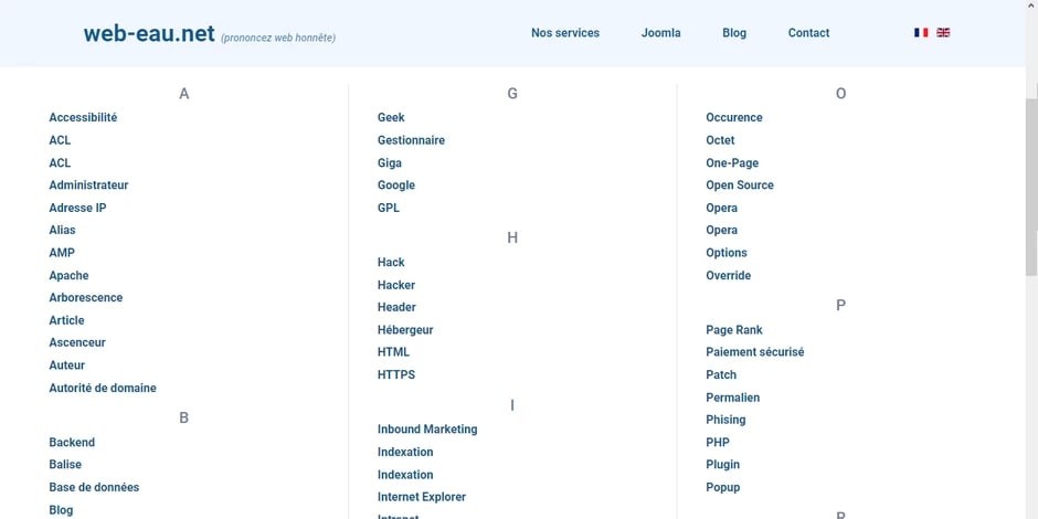 dictionary joomla4 component