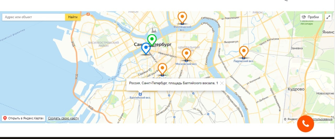 simple yandex map joomla module