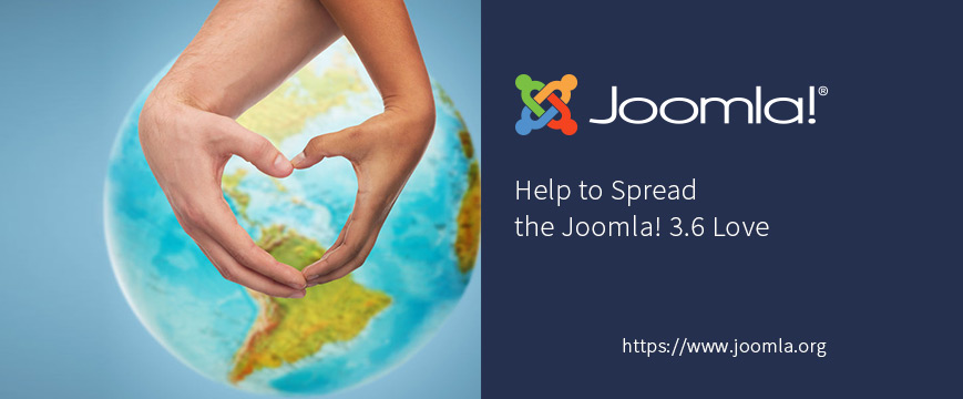 Joomla! 3.6 собирается распространить Любовь