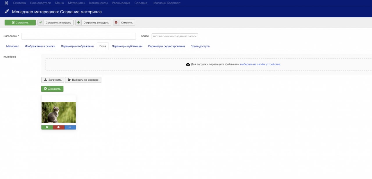 Radical Multi Fields 3.0.1