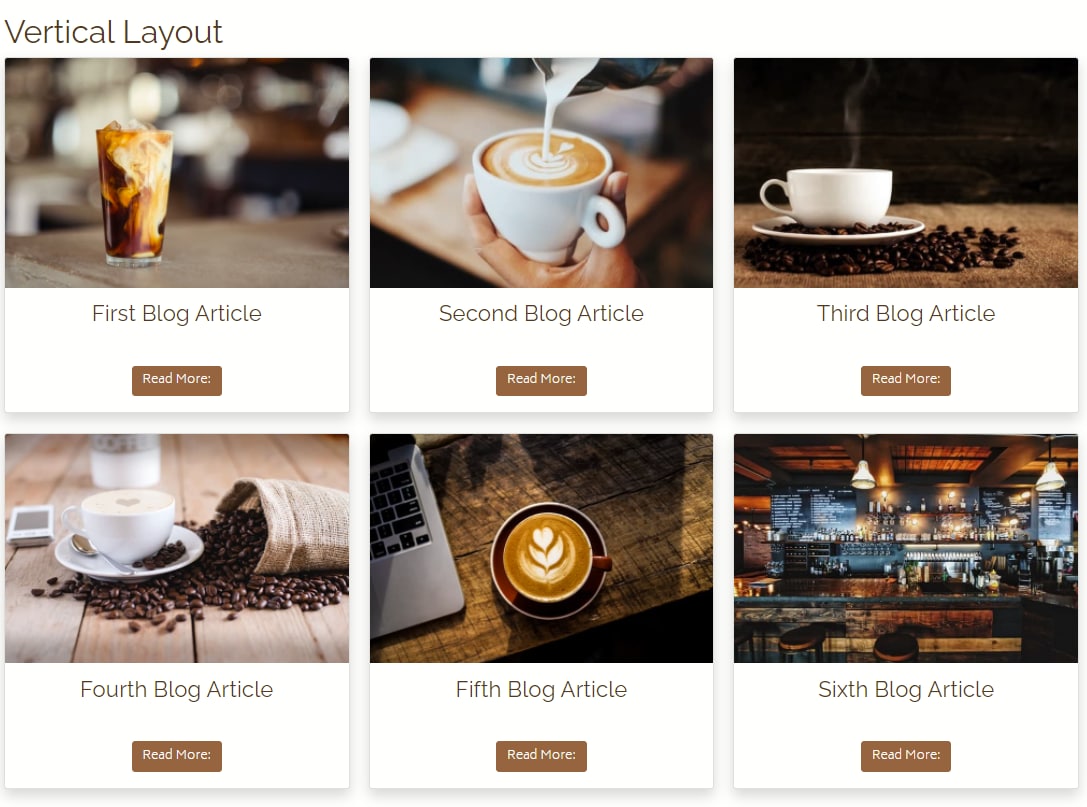 Bootstrap 5 Cards для категорий материалов Joomla 4