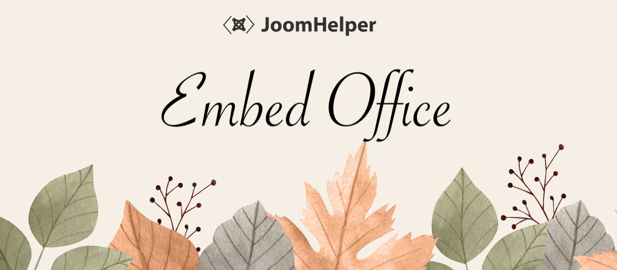 Embed Office плагин встроенного в страницу просмотра офисных форматов.
