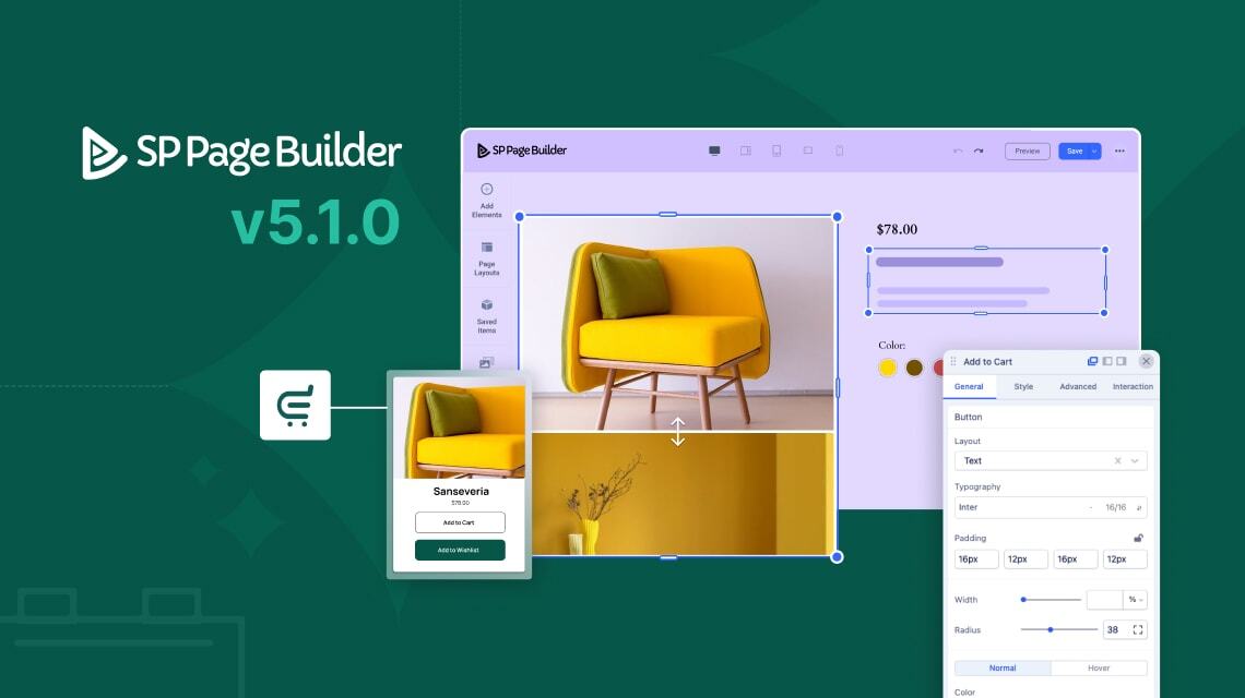 Вышла стабильная версия SP Page Builder 5.1