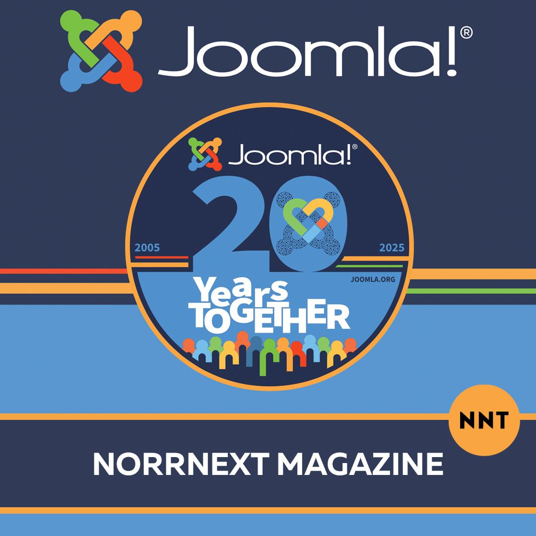 Первый выпуск журнала NorrNext в честь 20-й годовщины Joomla™ Первый выпуск журнала NorrNext в честь 20-й годовщины Joomla™