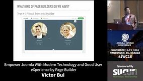 JWC 2016: Расширение возможностей Joomla с помощью современных технологий (Victor Bui)